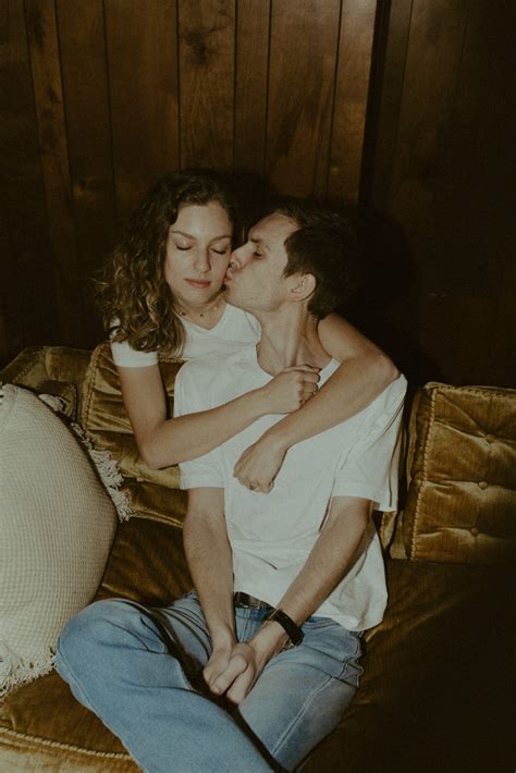 Vintage Couples Session At A Cabin On The Green River