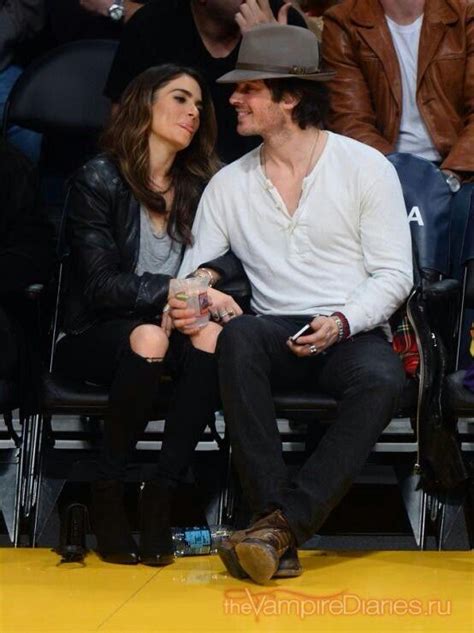 Somereed At Lakers Game Ian Somerhalder Nikki Reed Nikki Reed