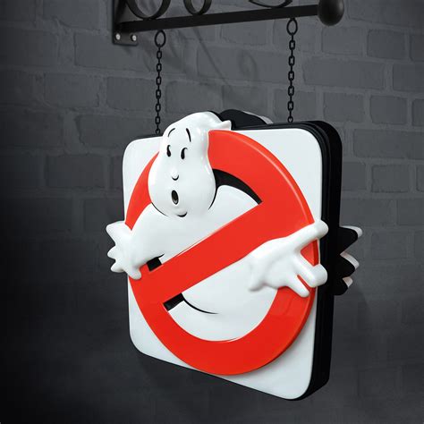 Ghostbusters Firehouse Sign Replica - Double-Sided and Illuminated ...