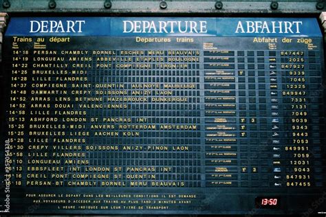 Paris train station Stock Photo | Adobe Stock