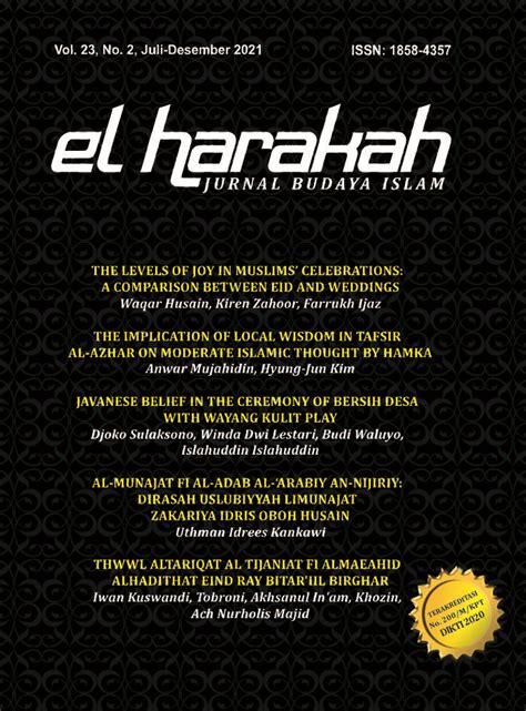 el Harakah: Jurnal Budaya Islam