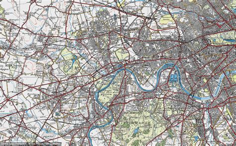maps  brentford greater london francis frith