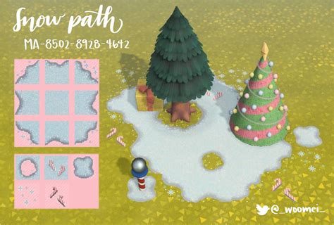 Acnh Snow Path Design