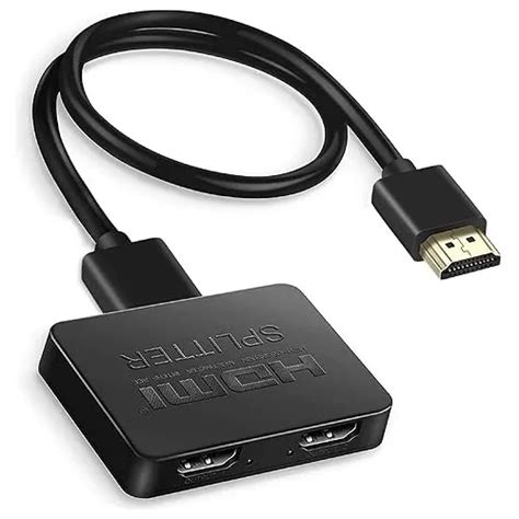 Divisor Hdmi Splitter 1 Entrada 2 Salidas 4k 3d Envío gratis