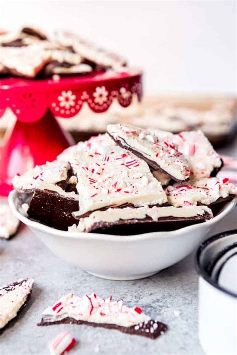 Easy 4-Ingredient Peppermint Bark Recipe - House of Nash Eats