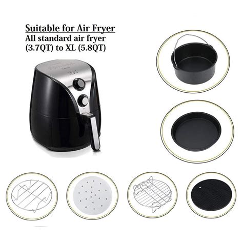 Hot Sale Air Fryer Accessories Air Fryer Set For Phillips Cozyna Air Fryer And Gowise Air Fryer