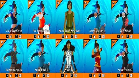 Nickelodeon All Star Brawl Free For All Hard Battle Unlocked All Skins For Korra Youtube