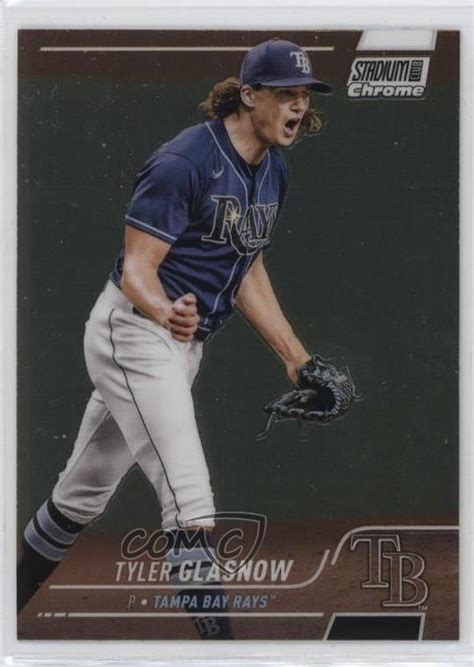 Topps Stadium Club Chrome Tyler Glasnow Ebay