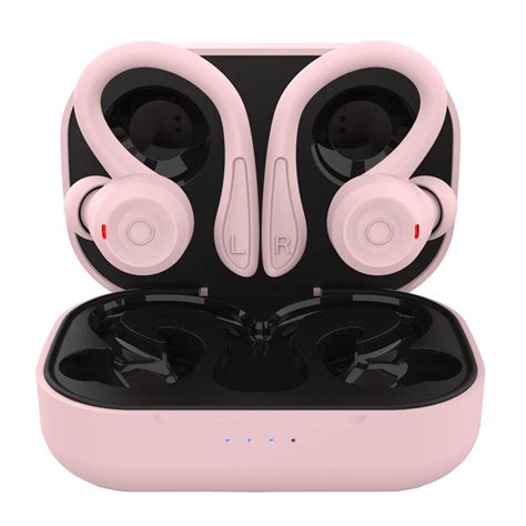 Buy Pink Over Ear Wireless Earbuds With Earhooks Running Bluetooth Earbuds With Ear Hook