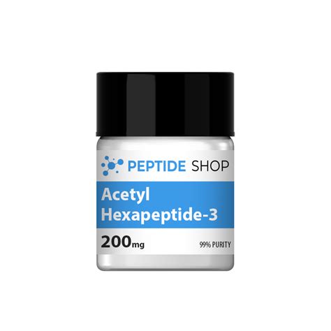 Buy Acetyl Hexapeptide-3 200mg Online | USA Made | 99% Pure | PEPTIDE SHOP