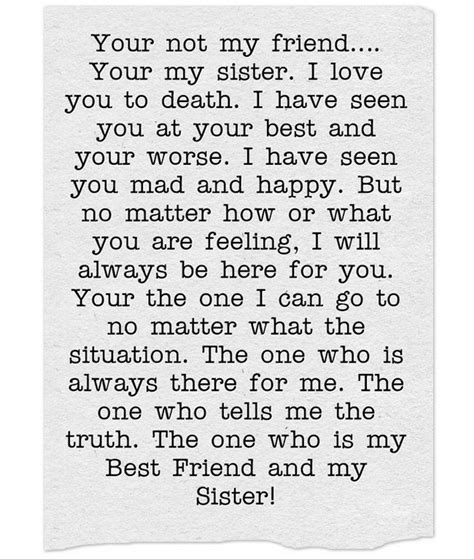 Best Friend Are Like Sisters Quotes