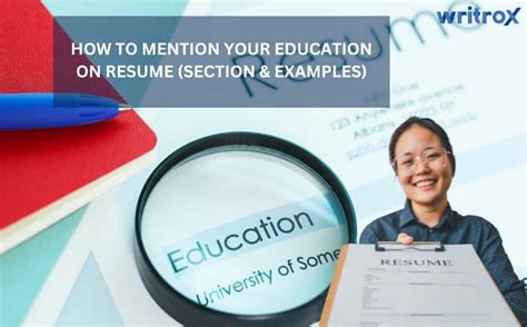 How To Mention Your Education On Resume Section And Examples