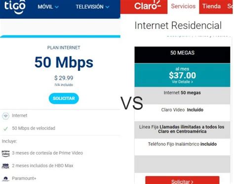 Internet Residencial En El Salvador Claro Vs Tigo Precios