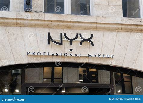 Nyx Professional Makeup Brand Logo And Text Store Sign Of Cosmetics