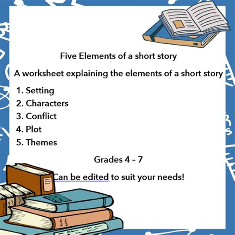 Five Elements Of A Short Story Teacha