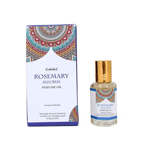 Rosemary Alecrim Leo Perfumado Indiano Goloka Ml Energia Da