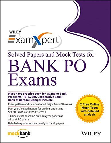 Wiley S Examxpert Solved Papers And Mock Tests For Bank Po Exams