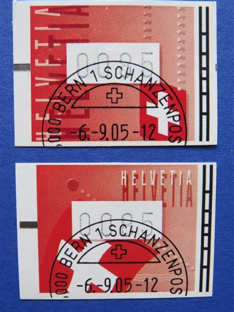 Serie Automatenmarken CH Flaggen 2005 ET VOLLSTEMPEL BERN Kaufen