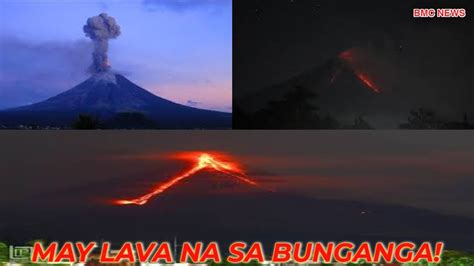 Pag Agos Ng Lava Mula Sa Tuktok Ng Mayon Namataan Mga Residente Sa 6