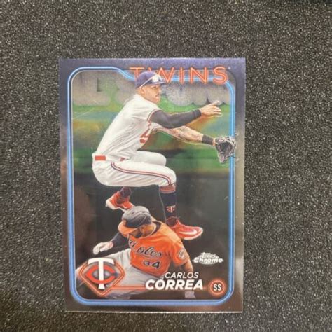 Carlos Correa Topps Chrome Ebay