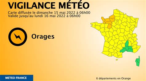 M T O France On Twitter Vigilanceorange Orages Ce Dimanche