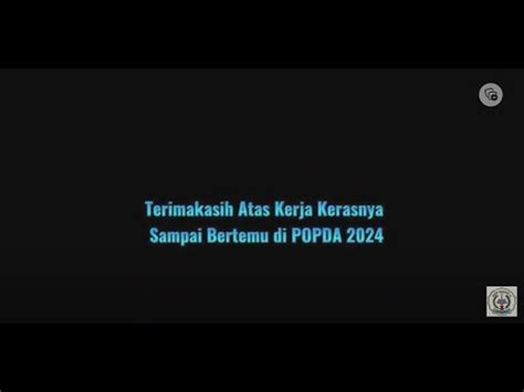 POPDA PEKAN OLAHRAGA PELAJAR DAERAH TAHUN 2023 YouTube