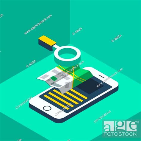 Flat 3d Isometric Mobile Gps Navigation Maps Infographic Concept