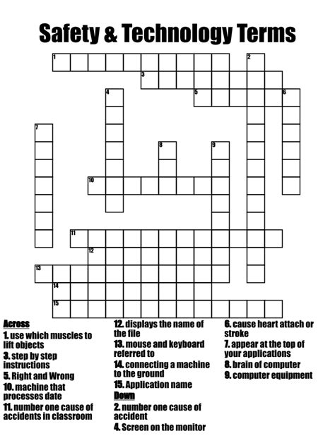 Computers Electronics Crosswords Word Searches Bingo Cards Wordmint