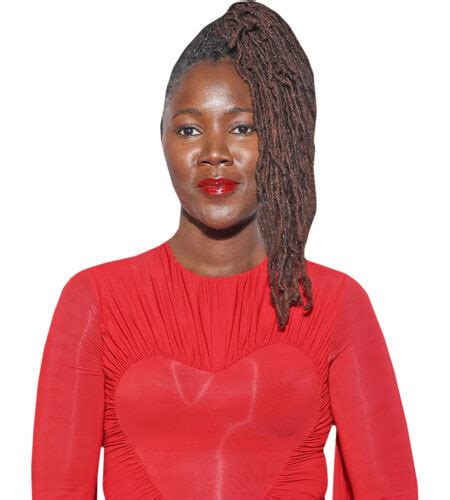 Alice Diop Red Dress Half Body Buddy Celebrity Cutouts