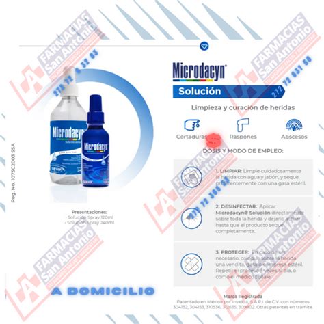 MIcrodacyn 120ml Spray Farmacia San Antonio