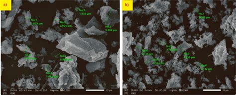 Sem Micrographs Of Ashes Used8 A Rice Husk Ash B Olive Waste Ash