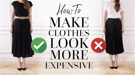 How To Make Cheap Clothes Look More Expensive Ad Youtube