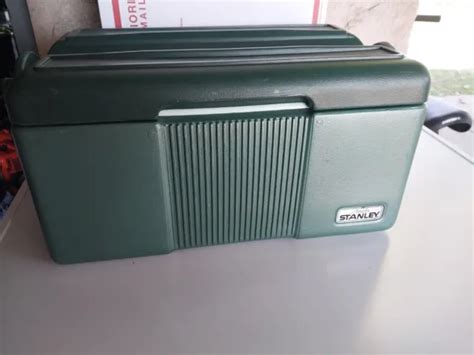 VINTAGE STANLEY ALADDIN Lunch Box Cooler Green 7 Qt Without Thermos