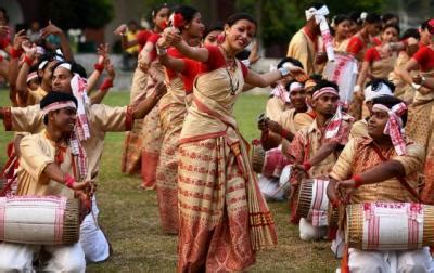 Bohag bihu or Rongali Bihu, Assam