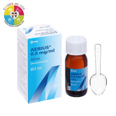 Aerius Mg Ml Sirup Ml Kinderhealth Clinic Pharmacy