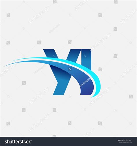 Initial Letter Yi Logotype Company Name Stock Vector Royalty Free