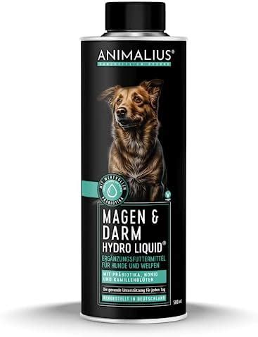 Animalius Magen DARM Hydro Liquid 500ml Für Hunde Flüssige