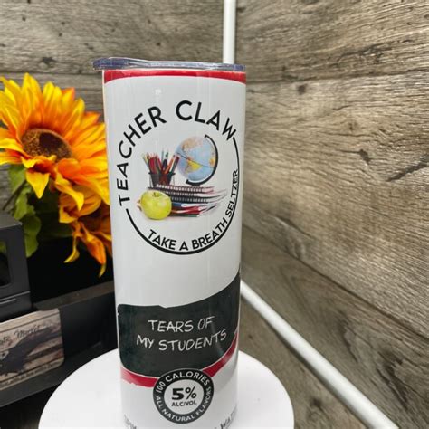 White Claw Tumbler Wrap Etsy