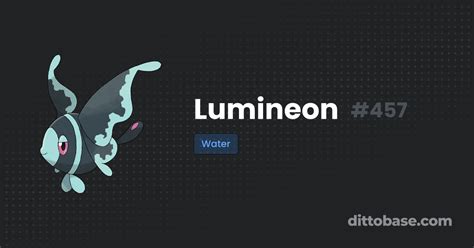 Lumineon | Dittobase Pokédex