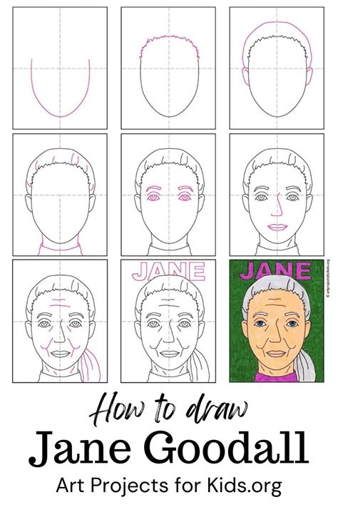 How To Draw Jane Goodall Draw Stunning Portraits