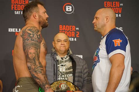 Bellator Live Blog Ryan Bader Vs Fedor Emelianenko Mma Fighting