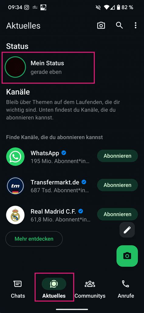 WhatsApp Status löschen so geht s heise online