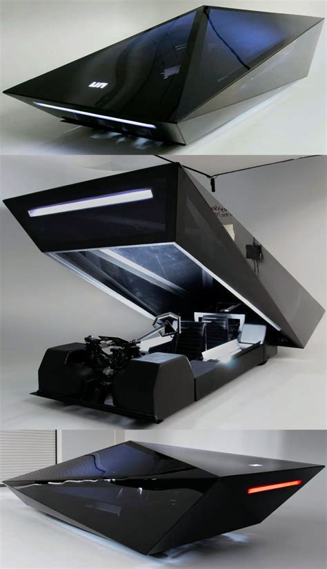 United Nude Lo Res Concept Vehicle KDS 5kW 1spd Tinted Polycarbonate R WeirdWheels