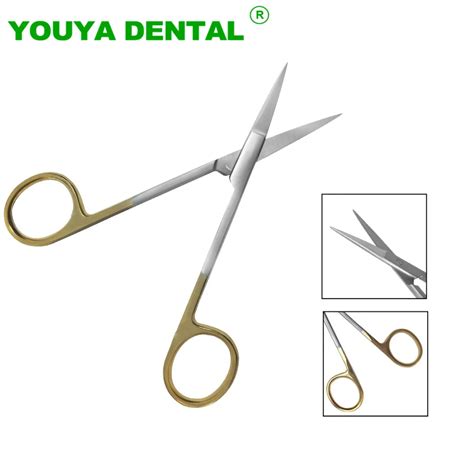 Tesoura Cir Rgica Dental De A O Inoxid Vel F Rceps Ponta Reta Ou