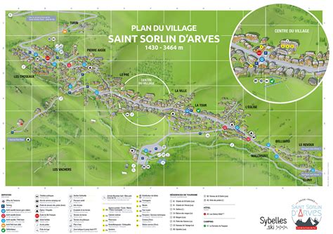 Resort Map Esf Saint Sorlin