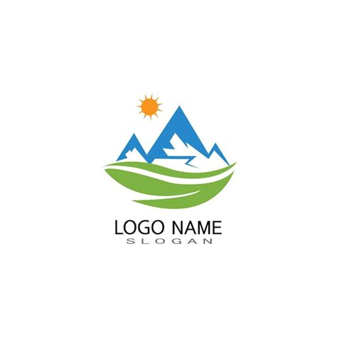 Premium Vector Mountain Logo Business Template Vector