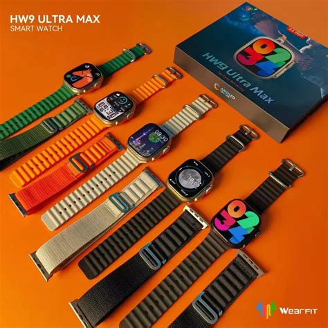 Relogio Smartwatch Hw9 Ultra Max Serie 9 Tela Amoled Pulseira Extra