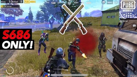 Double S686 Shotguns Only Solo Vs Squad Pubg Mobile Youtube