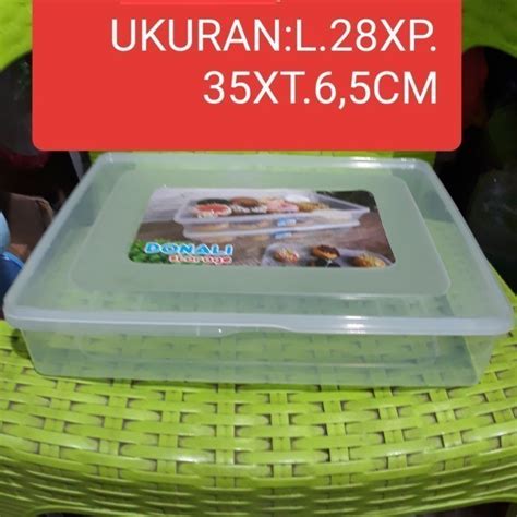 Jual Tempat Kotak Box Kue Donat Donatsu Makanan Sealware Plastik