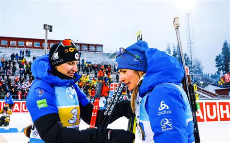 Biathlon en procès Julia Simon et Justine Braisaz Bouchet associées